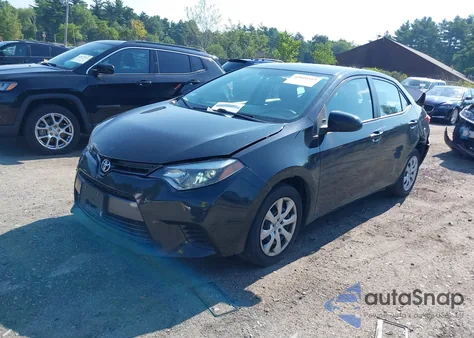 2016 Toyota Corolla Le from USA, damaged, VIN 2T1BURHE6GC737334